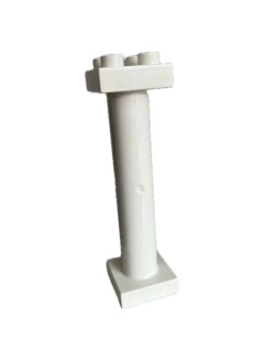 Lego Duplo sloup, sloupek bílý